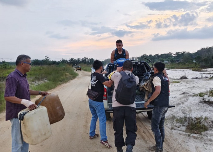 Penambang Peti Di Kawasan Bandara Muara Bungo Gagal Ditangkap, Polisi Amankan Sejumlah Barang Bukti