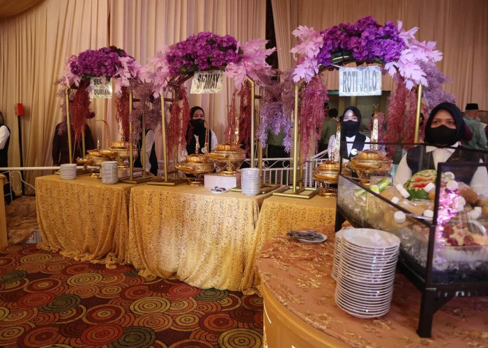 Menu Makanan di Pesta Pernikahan Anak Gubernur Jambi, Siapkan 8 Meja Prasmanan Untuk Tamu