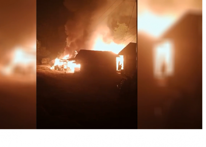 3 Rumah Di Pompa Air Batang Hari Terbakar, Ibu Dan Dua Anak Meninggal Dunia