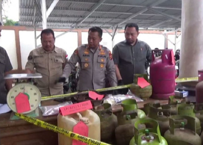 Bongkar Praktik Oplosan Gas Subsidi, Polres Batang Hari Sita 290 Tabung Gas 