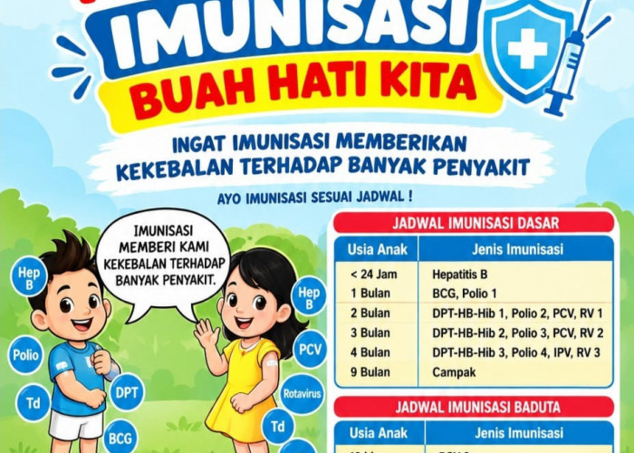 Dinkes Jambi Ajak Masyarakat Lengkapi Imunisasi Anak untuk Cegah Berbagai Penyakit