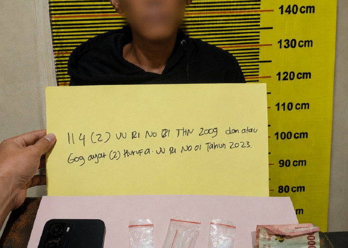 Edarkan Sabu di Kampung Lubuk, Pria Pengangguran Dibekuk Satresnarkoba Polres Bungo