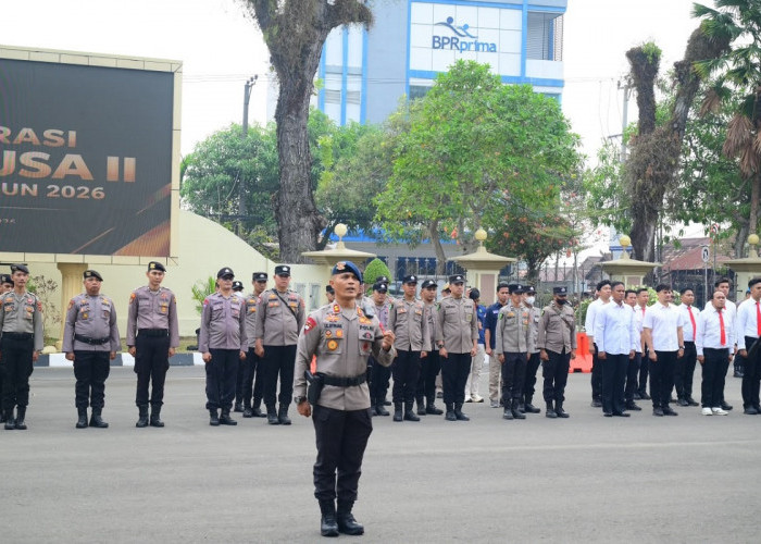 Apel Aman Nusa II 2026, Polda Jambi Perkuat Kesiapsiagaan Penanggulangan Karhutla