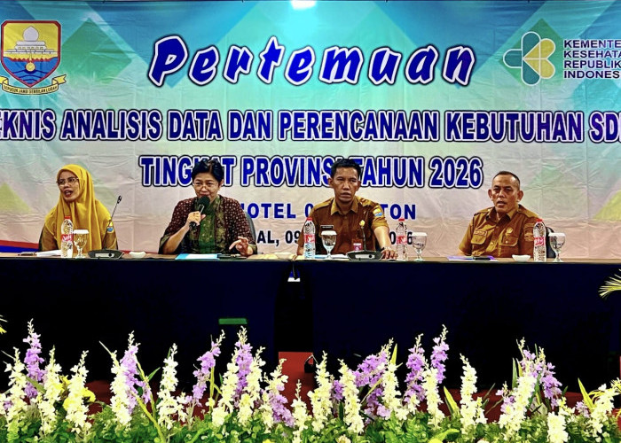 Dinas Kesehatan Provinsi Jambi Gelar Pertemuan Teknis Penyusunan Rencana Kebutuhan SDM Kesehatan Tahun 2026