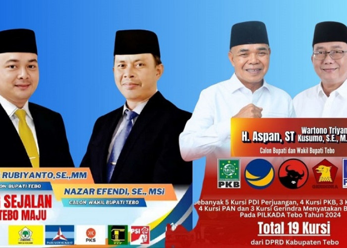 2 Calon Bupati Tebo Belum Memenuhi Syarat, KPU Berikan Waktu 3 Hari Untuk Perbaikan