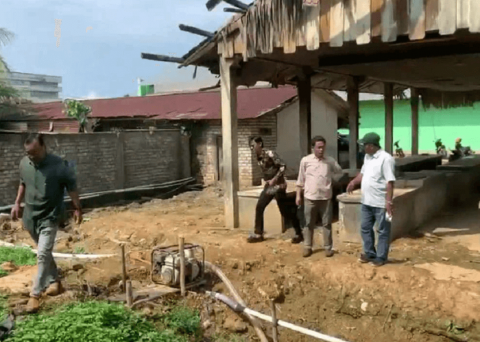 Pasar Muara Tembesi Jadi Langganan Genangan Air, 3 Unit Pompa Mesin Air Disiagakan