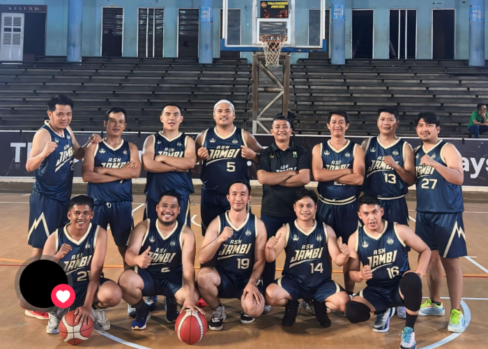 Tim Basket ASN Jambi Ramaikan Turnamen Piala Gubernur Jambi Cup 2026