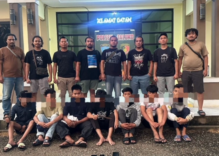 7 Remaja di Mendalo Darat Ditangkap Polisi Akibat Kasus Tawuran
