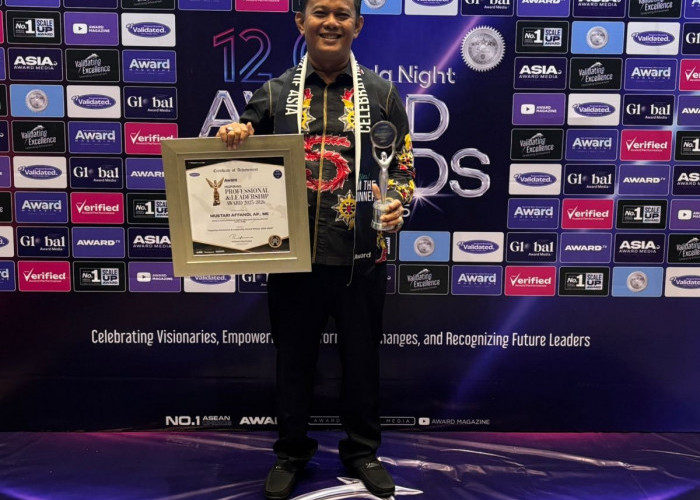 Mustari Affandi, Kadis Damkartan Kota Jambi Terima Penghaargaan