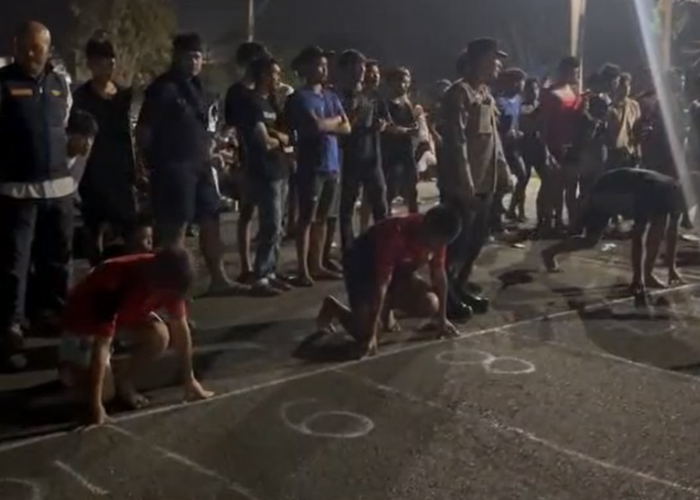 Cegah Balap Liar, Polres Muaro Jambi Gelar Lomba Lari 100 Meter