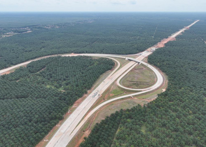 Hutama Karya Kebut Pembangunan Jalan Tol Trans Sumatera Betung - Tempino - Jambi, Progres Terus Meningkat