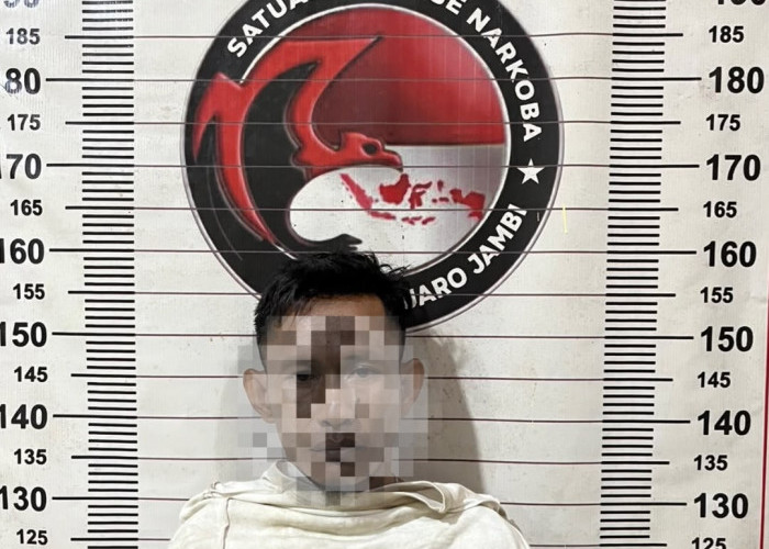 Polisi Tangkap Pria di Muaro Jambi, 67 Paket Sabu Seberat 26,38 Gram Disita