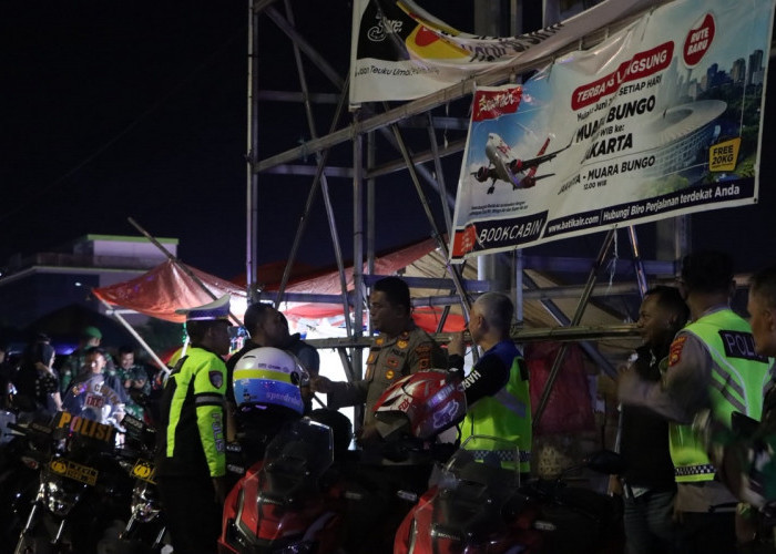 Polres Bungo dan Forkopimda Gelar Patroli Skala Besar, Geng Motor dan Balap Liar Jadi Sasaran
