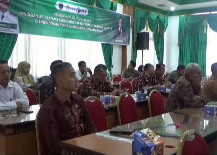 Batang Hari Umumkan Hasil Lelang Jabatan Tiga OPD, 11 Peserta Tidak Lulus