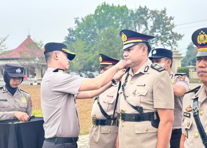 Kapolres Muaro Jambi Pimpin Pelantikan dan Sertijab, 3 Pejabat Berganti