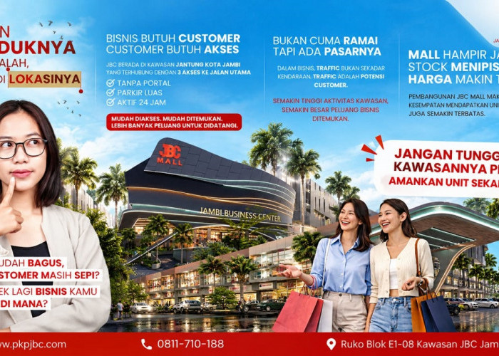 Lokasi Strategis Jadi Kunci Pengembangan Bisnis, Jambi Business Center Tawarkan Akses ke Tiga Jalan Utama
