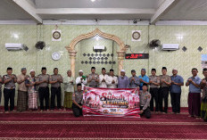 Kapolres Muaro Jambi Subuh Keliling di Mestong, Warga Diingatkan Bahaya Narkoba dan Judi Online