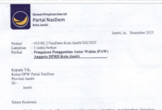 DPD NasDem Kota Jambi Ajukan Hasto Pratikno sebagai PAW DPRD Pengganti Pangeran