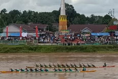 Ratusan Personel Gabungan Amankan Tradisi Belumbo Biduk di Sarolangun