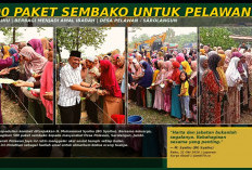 M. Syaihu Bagikan 500 Paket Sembako untuk Masyarakat, Berharap Jadi Amal Ibadah Untuk Mendiang Orang Tua