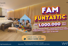 PRESS RELEASE  Luminor Hotel Jambi Hadirkan Promo “FAM FUNTASTIC”, Liburan Keluarga Makin Seru Mulai IDR 1.000