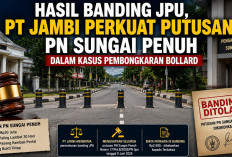 Hasil Banding JPU, PT Jambi Perkuat Putusan PN Sungai Penuh dalam Kasus Pembongkaran Bollard