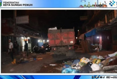 Sekda Alpian Kembali Pantau Kondisi Pasar Tanjung Bajure, Tekankan Kebersihan