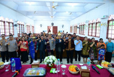 Kapolda Jambi Silaturahmi dengan Pengurus Gereja GBKP dan GKPS di Kota Jambi