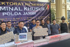 Polda Jambi Ungkap Kasus Pembobolan Bank Jambi Rp144,82 Miliar, Tiga Pelaku Ditangkap