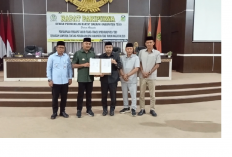 DPRD Tebo Gelar Rapat Paripurna, Fraksi Sampaikan Pendapat Akhir Ranperda Perubahan APBD 2026