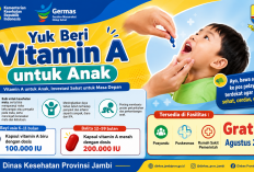 Dinkes Jambi Ajak Orang Tua Penuhi Kebutuhan Vitamin A Anak