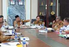 Pemkot Jambi Rapat Evaluasi Penerimaan Retribusi TW 1 Tahun 2026 dan Penyusunan Proyeksi Target Retribusi 2027