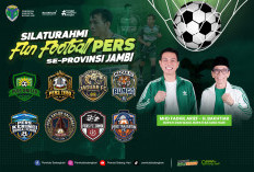 Didukung Bupati Mhd. Fadhil Arief, Fun Football Pers se-Jambi Digelar di Batang Hari