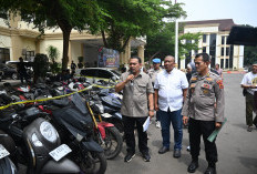 Polda Jambi Ungkap 41 Kasus Curanmor, 41 Kendaraan Diamankan dan 11 Tersangka Ditangkap