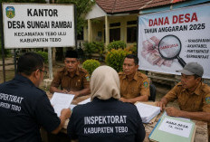 Inspektorat Tebo Kejar Tuntas Audit Dana Desa Sungai Rambai TA 2025, Laporan Ditarget Akhir September