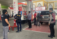 Polres Kerinci Laksanakan Penertiban Kendaraan Modifikasi Di SPBU