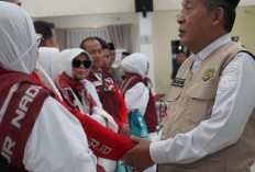 Sebanyak 442 JCH Kloter BTH 22 Provinsi Jambi diberangkatkan ke Tanah Suci