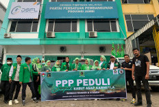 Peduli Kesehatan Warga, PPP dan PW WPP Bagikan Masker serta Vitamin di Tengah Kabut Asap