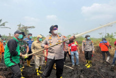 Polri Bersama TNI dan Stakeholder Gerak Cepat Tangani Karhutla di Sarolangun