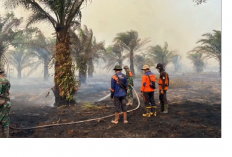 Dampak Karhutla, Kabut Asap Pekat Selimuti Muaro Jambi, ISPU Capai Level Berbahaya
