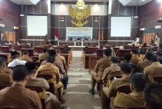 Rapat Paripurna DPRD Tebo Ketua DPRD Tebo Khalis Mustiko Buka Penyampaian Nota Pengantar Ranperda APBD - P  Ta
