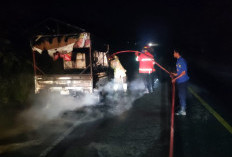 Mobil Usaha Makanan Ludes Terbakar di Muaro Jambi, Diduga Akibat Korsleting Listrik