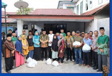 Serahkan Santunan Anak Yatim, Wako Alfin Beri Semangat dan Motivasi