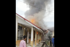 Dua Ruang Kelas SMKN 5 Kerinci Hangus Terbakar, Diduga Akibat Korsleting Listrik