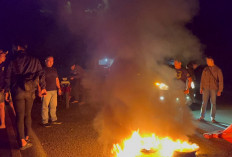 Bakar Ban di Jalinsum Jelang Sahur, Remaja di Muaro Jambi Diduga Hendak Pungli Dibubarkan Polisi