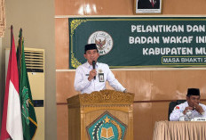 Hadiri Pelantikan BWI Muaro Jambi, Kanwil Kemenag Dorong Optimalisasi Pengelolaan Wakaf