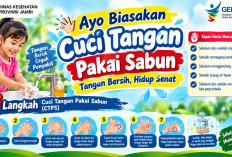 Dinas Kesehatan Jambi Ajak Masyarakat Biasakan Cuci Tangan Pakai Sabun