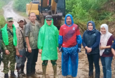 Terobos Hujan dan Medan Berlumpur, Bupati Monadi dan Dandim Kerinci Buka Pembangunan Jalan 26 Km Pungut Mudik 