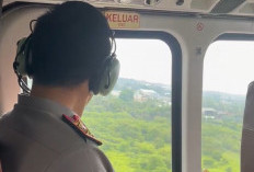 Kapolda Jambi Patroli Udara Pantau Titik Rawan Karhutla di Wilayah Provinsi Jambi