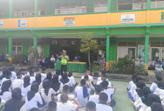 Moment MPLS SMA Negeri 4 Sungai penuh, Satlantas Polres Kerinci Edukasi Soal Aturan Berlalulintas 